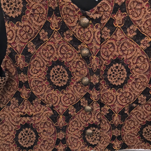 Max & Mabel Women’s Tapestry Vest Size M - Picture 3 of 5